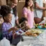 food insecurity in yavapai county volunteers handing foods