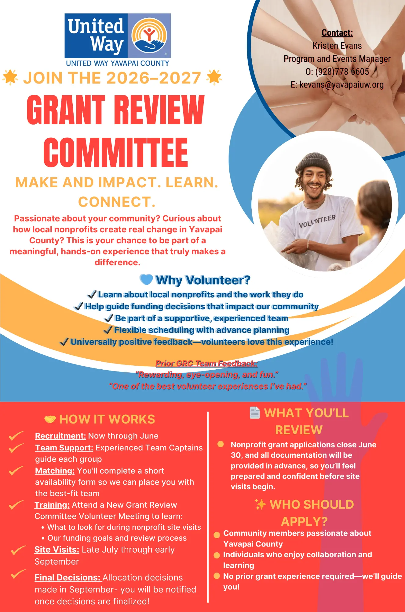 GRC Volunteer Flyer 2026.2027 GRC Volunteer Flyer 2026.2027